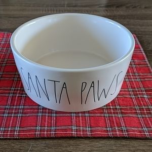 Rae Dunn Santa Paws NWOT